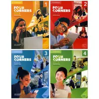 کتاب Four Corners اثر Jack C.Richard &amp; David Bohlke انتشارات زبان مهر 4 جلدی