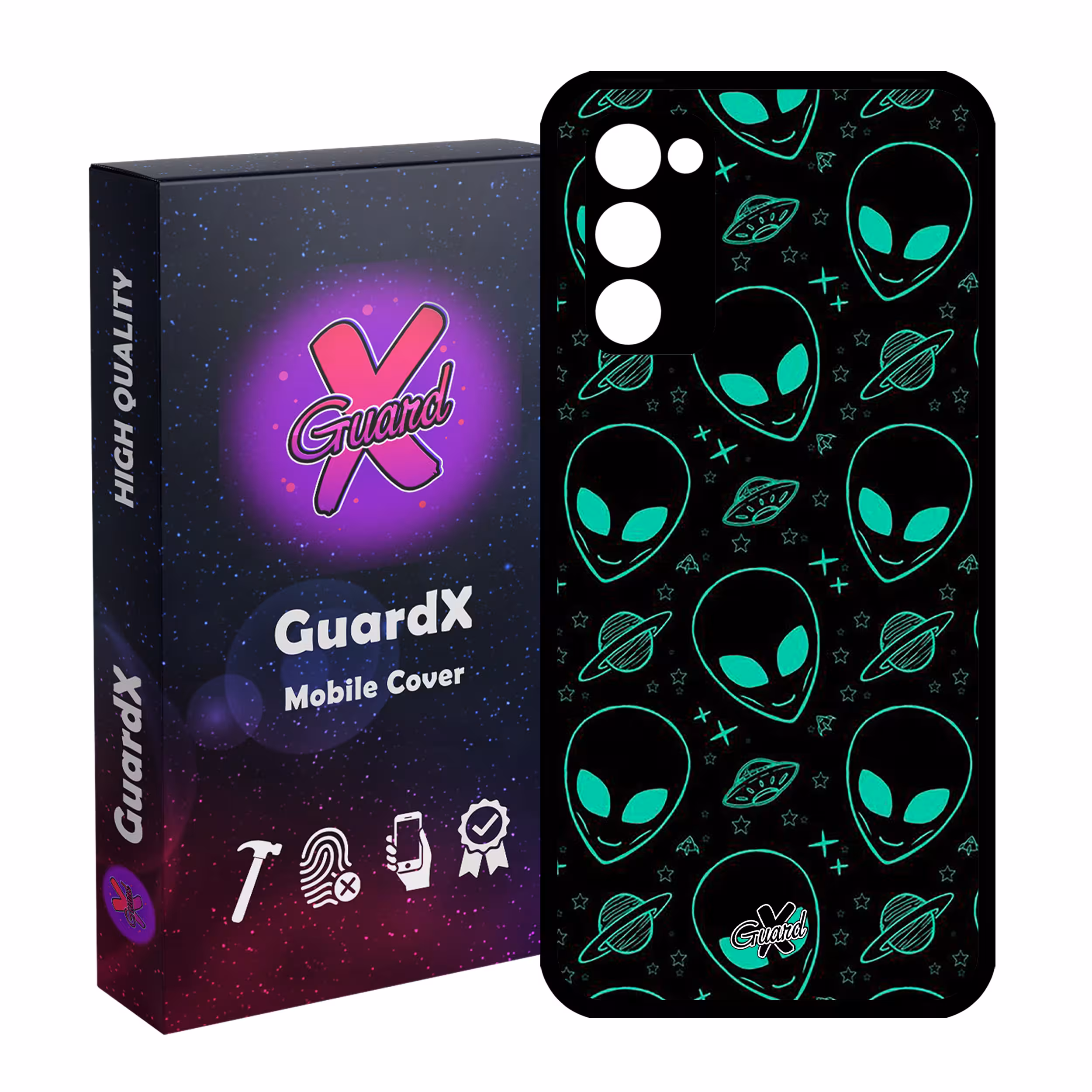کاور گارد ایکس طرح Alien مدل Glass10200 مناسب برای گوشی موبایل سامسونگ Galaxy S20 FE