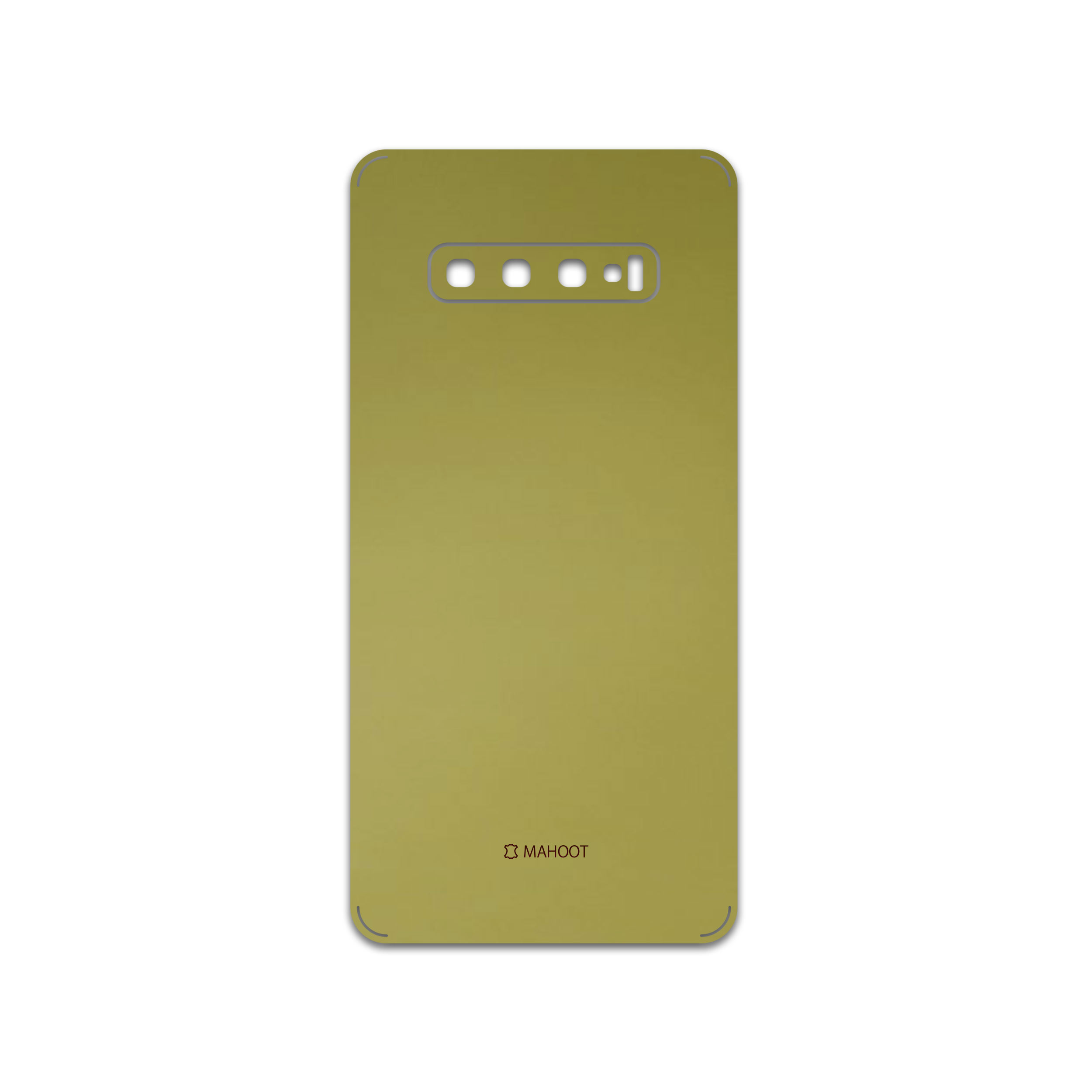 برچسب پوششی ماهوت مدل Matte-Gold مناسب برای گوشی موبایل آنر 8c