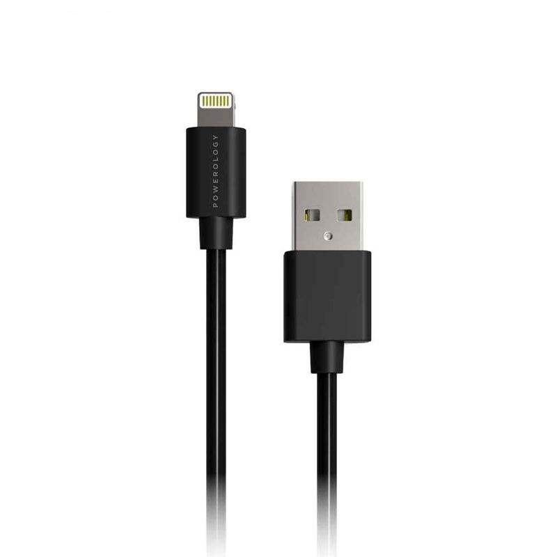 کابل تبدیل USB به لایتنینگ پاورولوجی مدل P3BLBK طول 3 متر