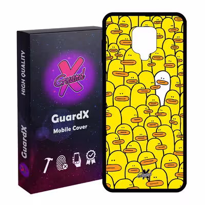 کاور گارد ایکس طرح اردک مدل Glass10361 مناسب برای گوشی موبایل شیائومی Redmi Note 9S / Note 9 Pro / Note 9 Pro Max