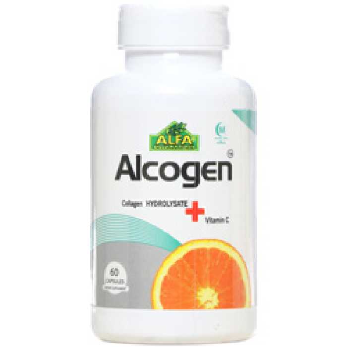 کپسول آلکوژن 60 عددی آلفا ویتامین انقضا 2025/07