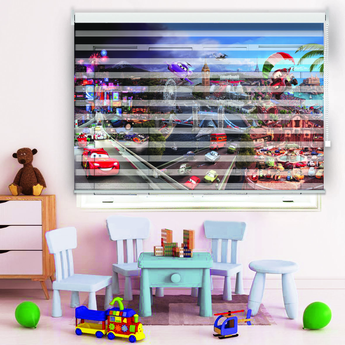   پرده زبرا مدل TD-13 سایز 180x200 سانتی متر