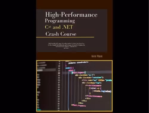 خرید و دانلود نسخه کامل کتاب High-Performance Programming C# and .NET Crash Course