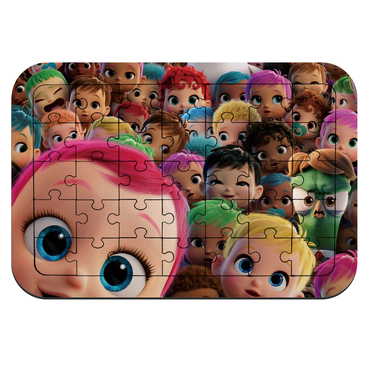 پازل 35 تکه طرح انیمیشن لک لک ها مدل NI1639