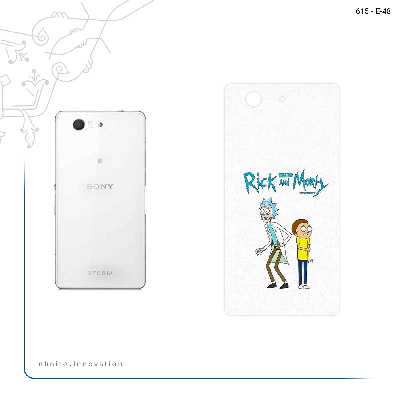 برچسب پوششی ماهوت مدل Rick and Morty مناسب برای گوشی موبایل سونی Xperia Z3 Compact
