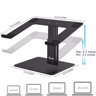پایه نگهدارنده لپ تاپ برساد مدل SLA-01