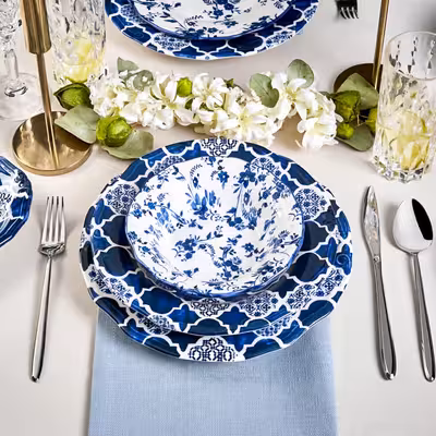 سرویس غذاخوری  24 پارچه کاراجا مدل Deep Blue