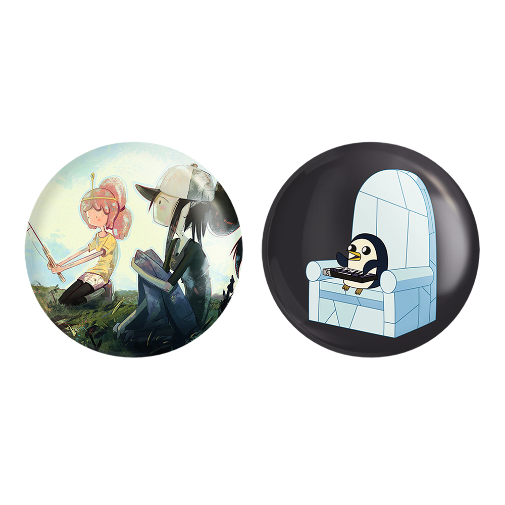 پیکسل خندالو مدل گانتر و پرنسس بابل گام و مارسلین وقت ماجراجویی Adventure Time کد 2083520826 مجموعه 2 عددی