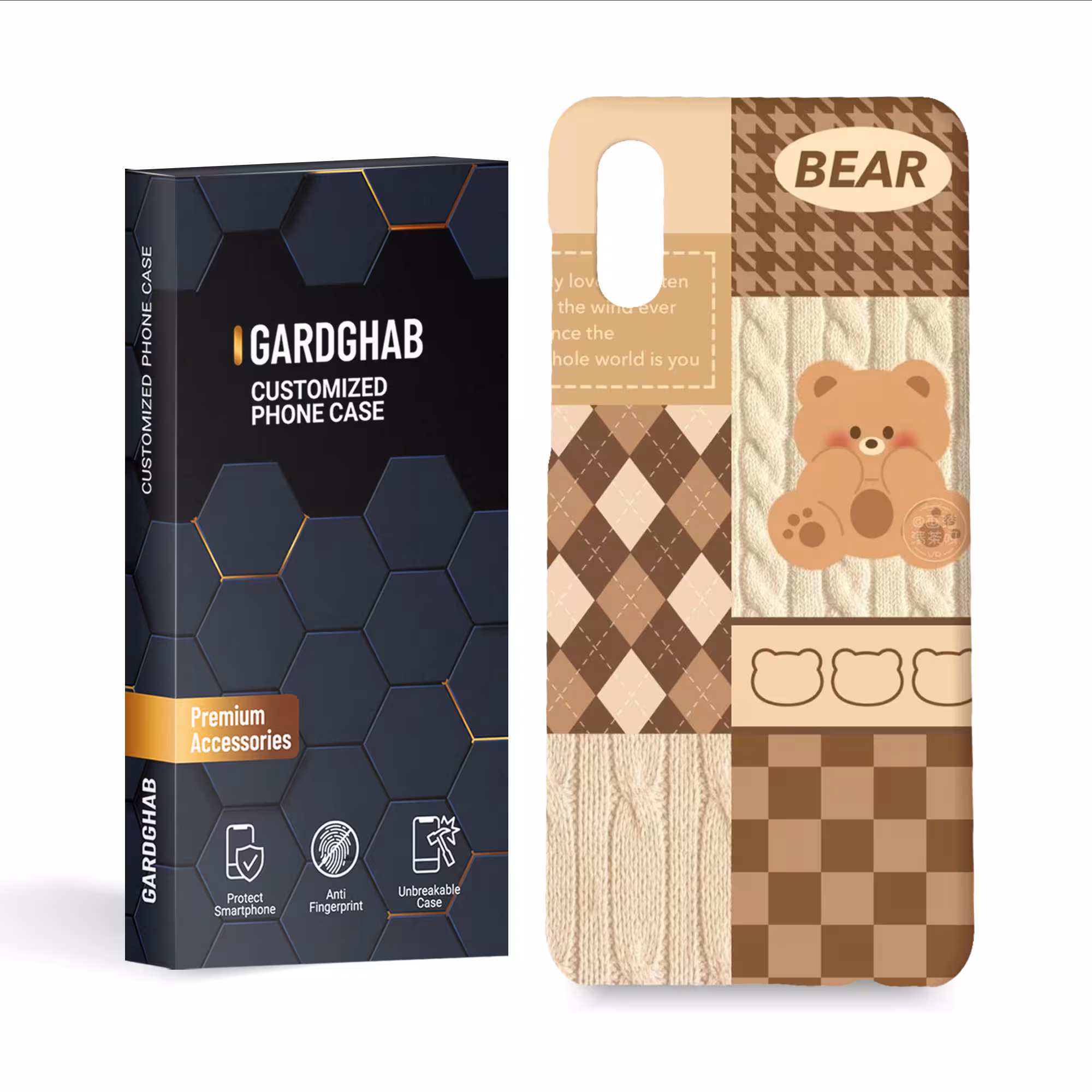 کاور گارد قاب مدل دخترانه مناسب برای گوشی موبایل سامسونگ galaxy a02