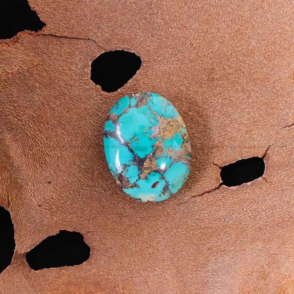 نگین فیروزه شجری کد 11621 - جواهری مشاهیر