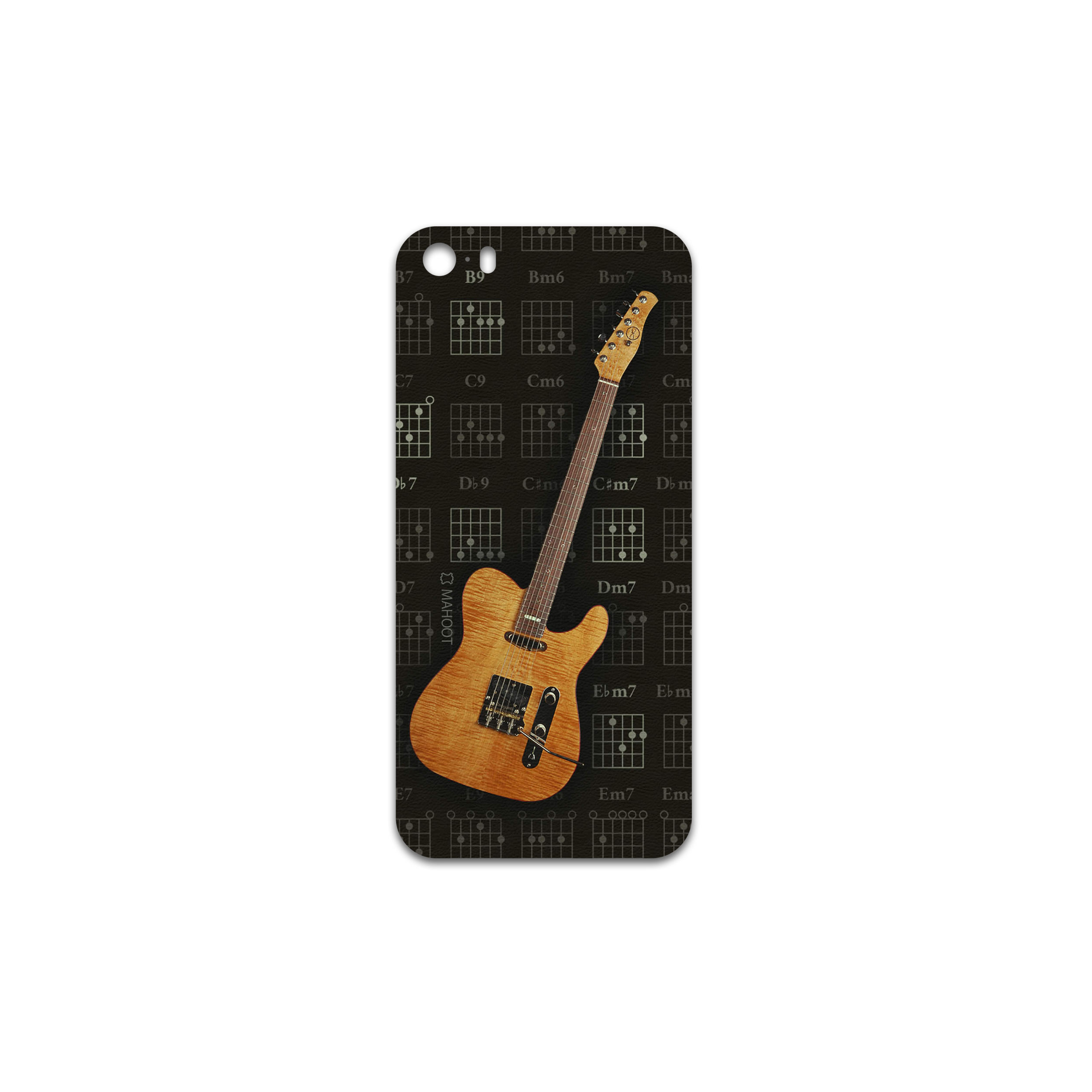 برچسب پوششی ماهوت مدل Guitar-Instrument مناسب برای گوشی موبایل اپل iPhone 5s