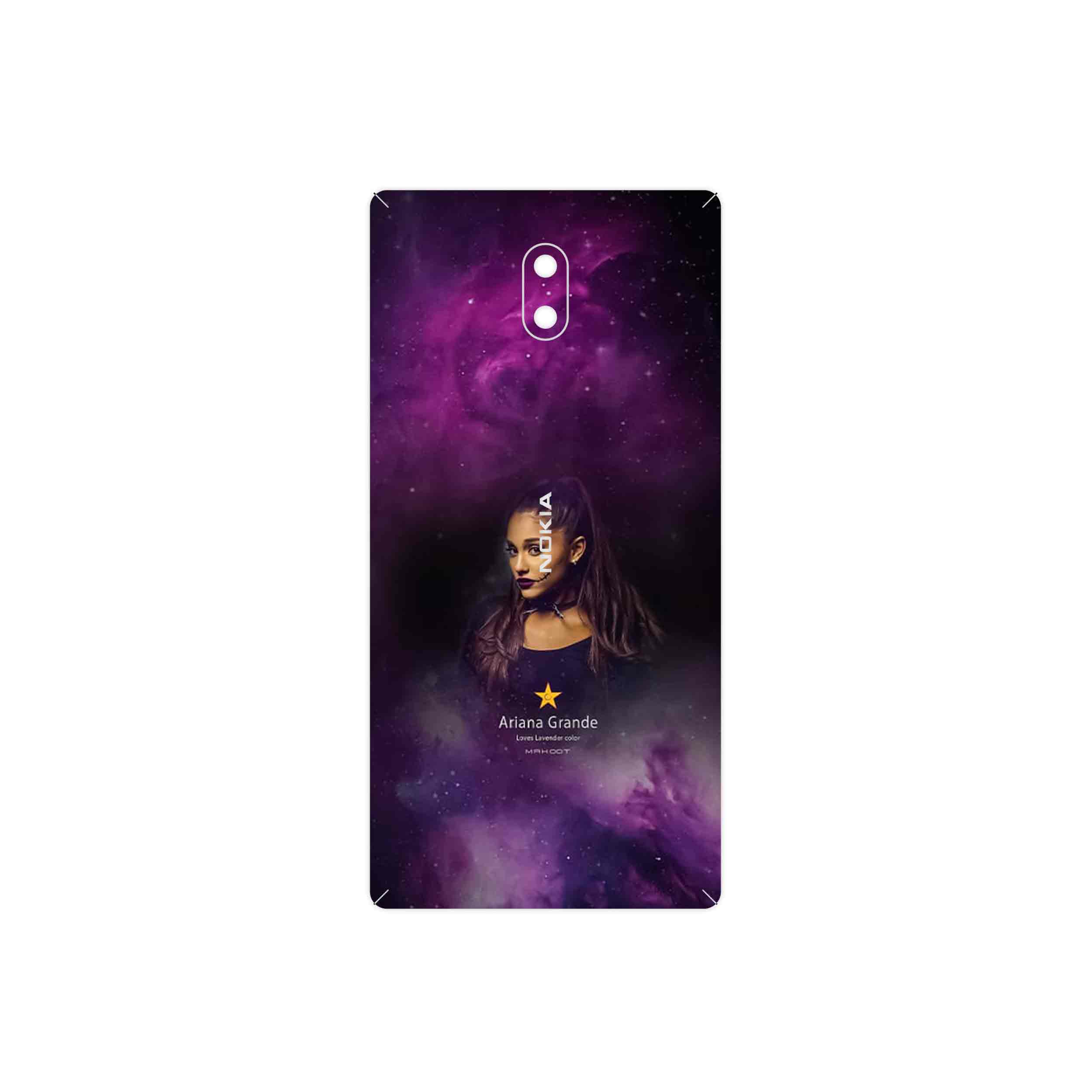 برچسب پوششی ماهوت مدل Ariana Grande مناسب برای گوشی موبایل نوکیا 3
