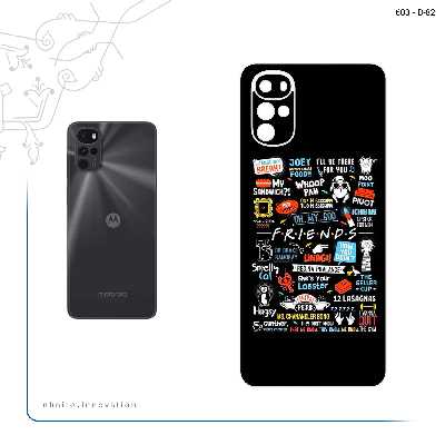برچسب پوششی ماهوت مدل Friends 2 مناسب برای گوشی موبایل موتورولا Moto G22