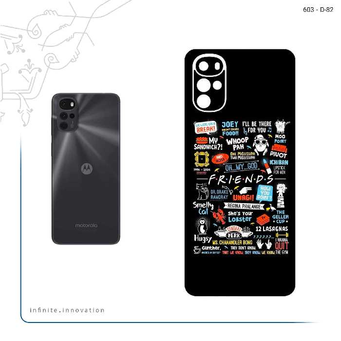 برچسب پوششی ماهوت مدل Friends 2 مناسب برای گوشی موبایل موتورولا Moto G22