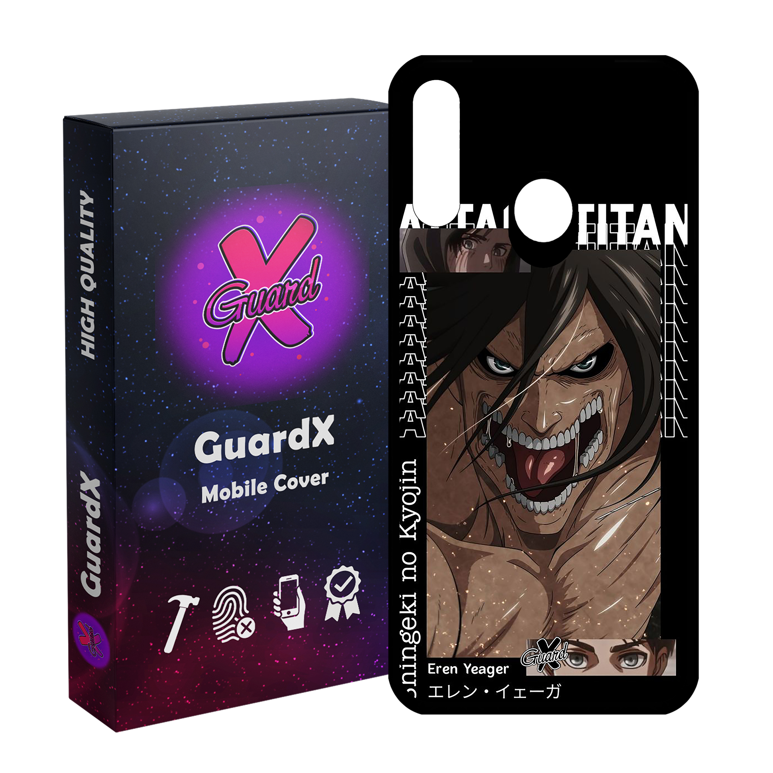 کاور گارد ایکس طرح Attack On Titan Anime انیمه مدل Glass10543 مناسب برای گوشی موبایل سامسونگ Galaxy A20s