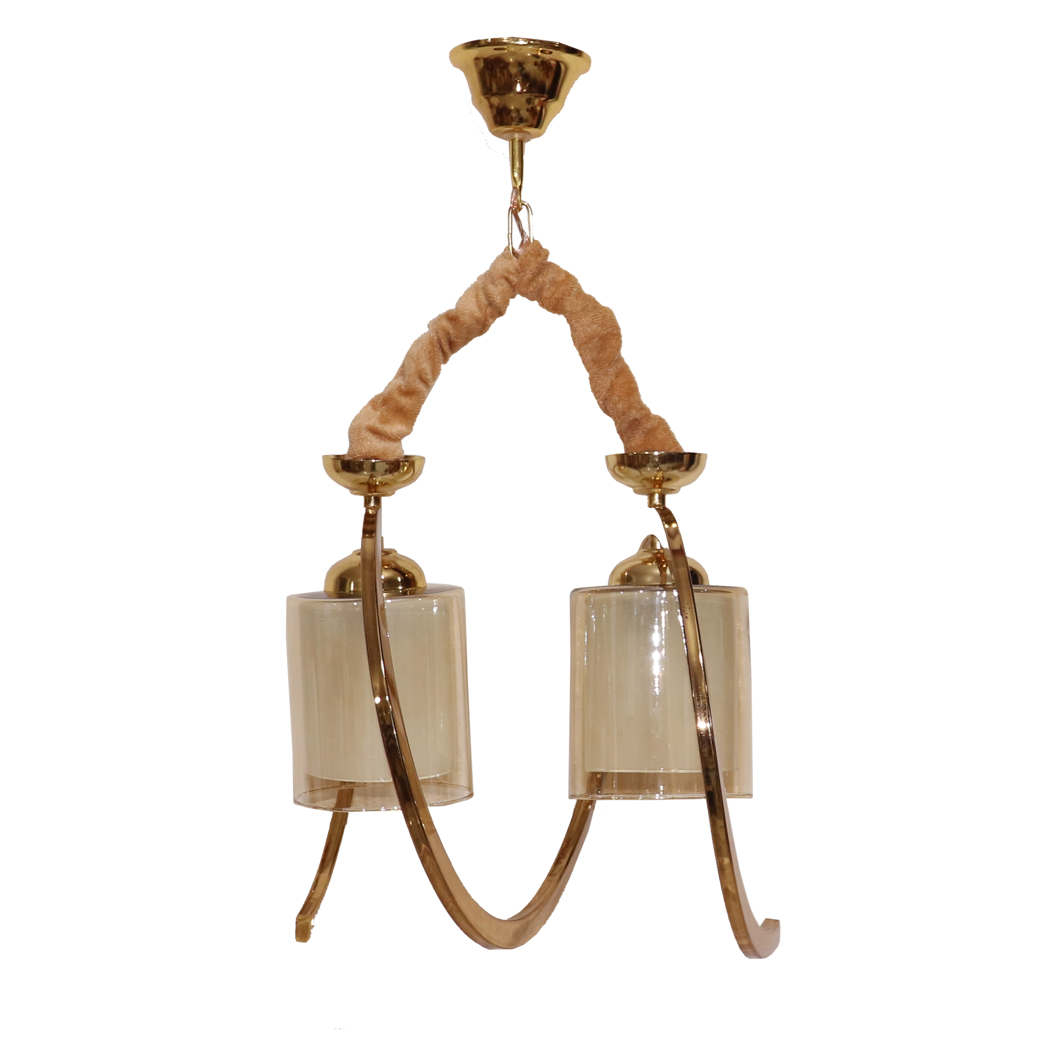 لوستر 2 شعله سهیل مدل پیچ