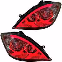 خرید چراغ جلو اسپرت تیبا طرح BMW ابروسه بعدی (چپ و راست) قرمز | اتوموبی