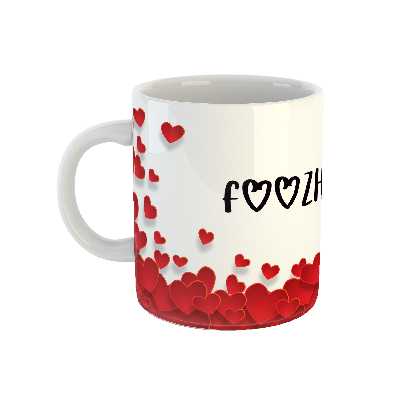 ماگ طرح قلب مدل فوژان