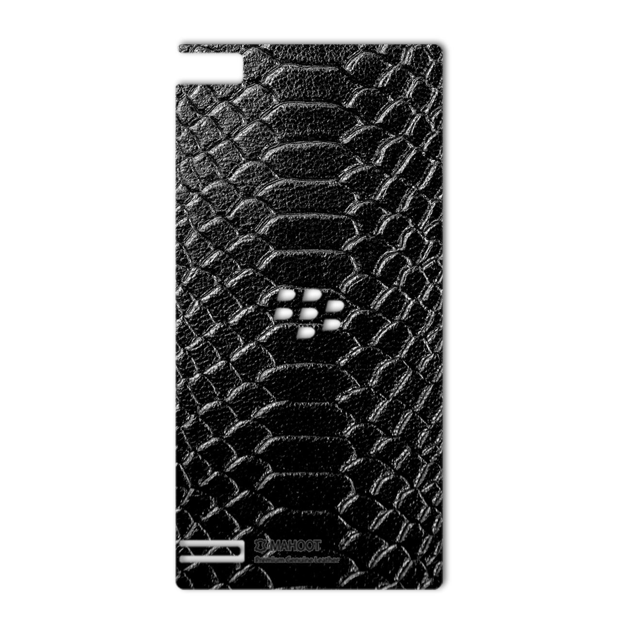 برچسب پوششی ماهوت مدل Snake Leather مناسب برای گوشی BlackBerry Z3