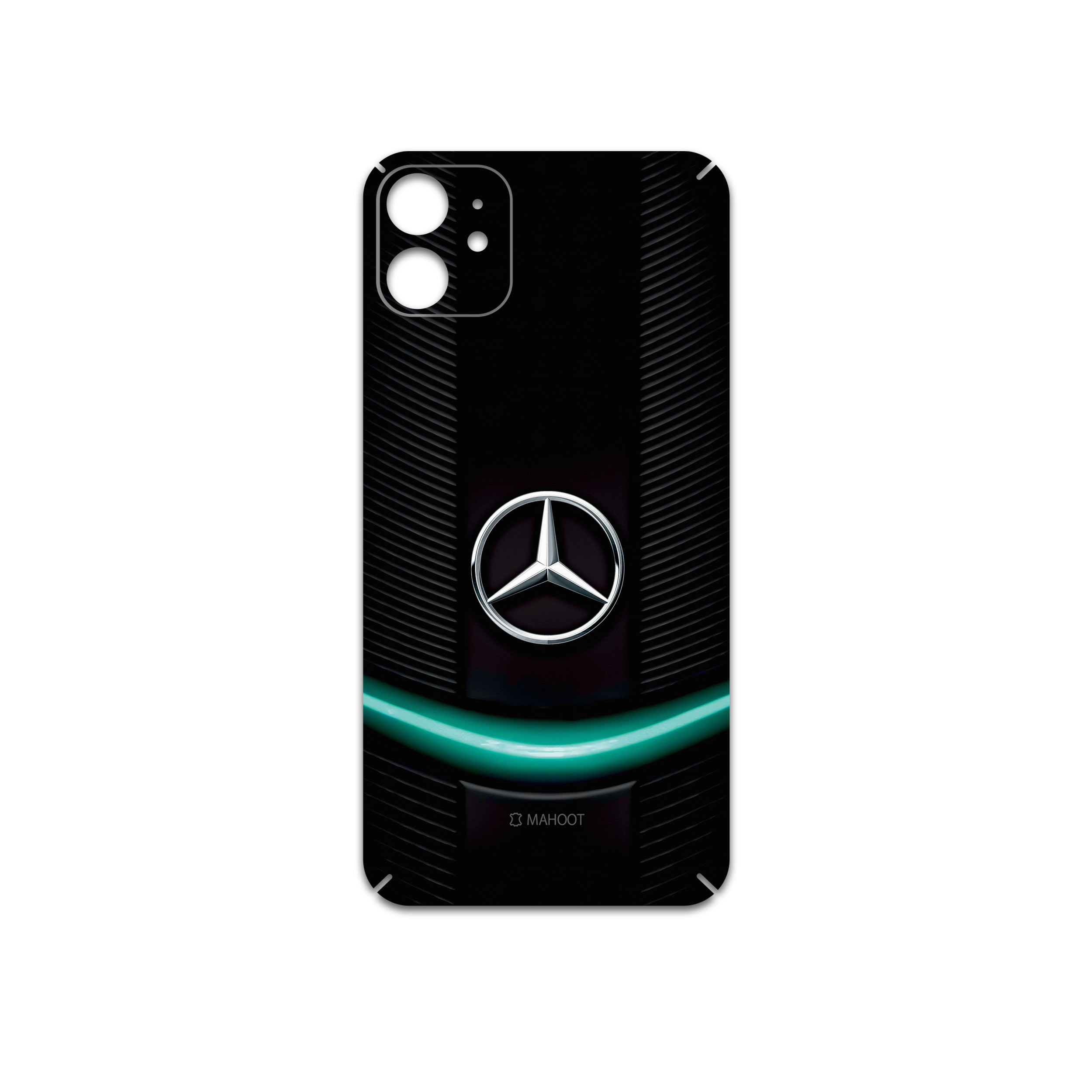 برچسب پوششی ماهوت مدل Mercedes-Benz مناسب برای گوشی موبایل اپل iPhone 11