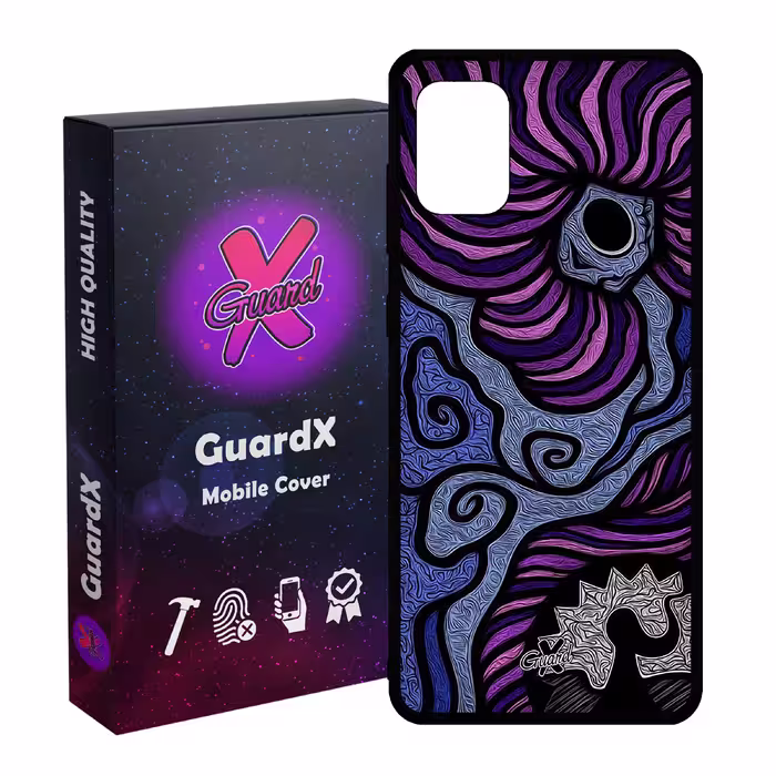 کاور گارد ایکس طرح رنگی مدل Glass10428 مناسب برای گوشی موبایل سامسونگ Galaxy A31