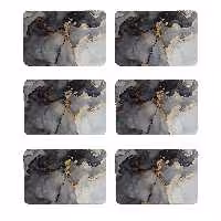 زیربشقابی طرح سنگ کد 8472 مجموعه 6 عددی