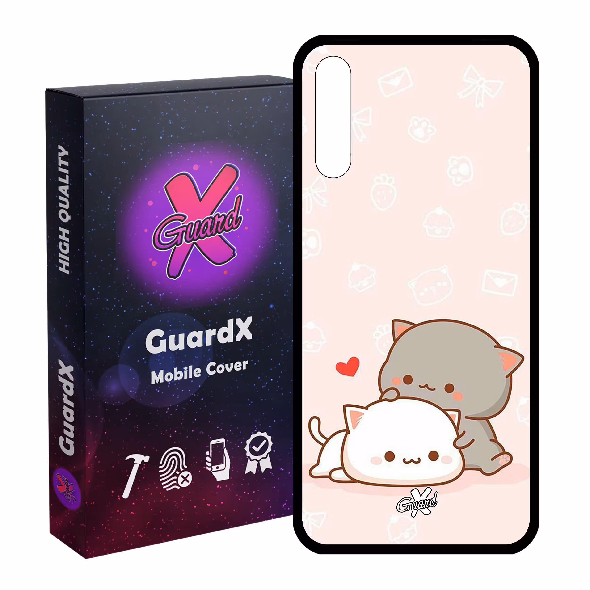 کاور گارد ایکس طرح Love مدل Glass10372 مناسب برای گوشی موبایل سامسونگ Galaxy A30s / A50 / A50s