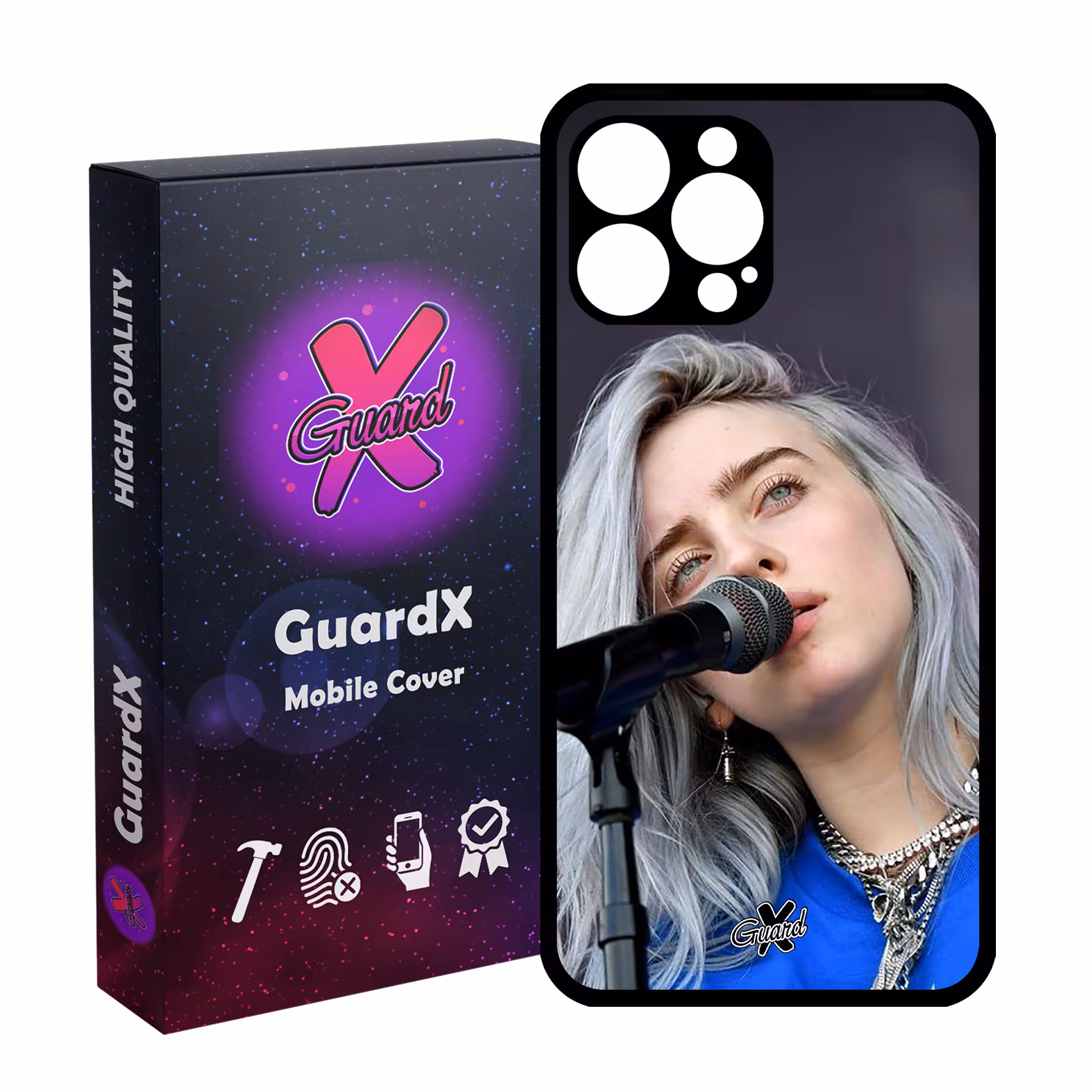 کاور گارد ایکس طرح Billie Eilish مدل 10242 مناسب برای گوشی موبایل اپل iPhone 13 Pro Max