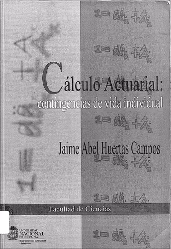 خرید و دانلود نسخه کامل کتاب Calculo Actuarial - Contingencias de vida individual