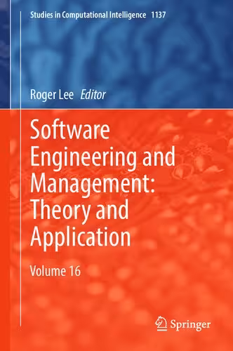 خرید و دانلود نسخه کامل کتاب Software Engineering and Management: Theory and Application