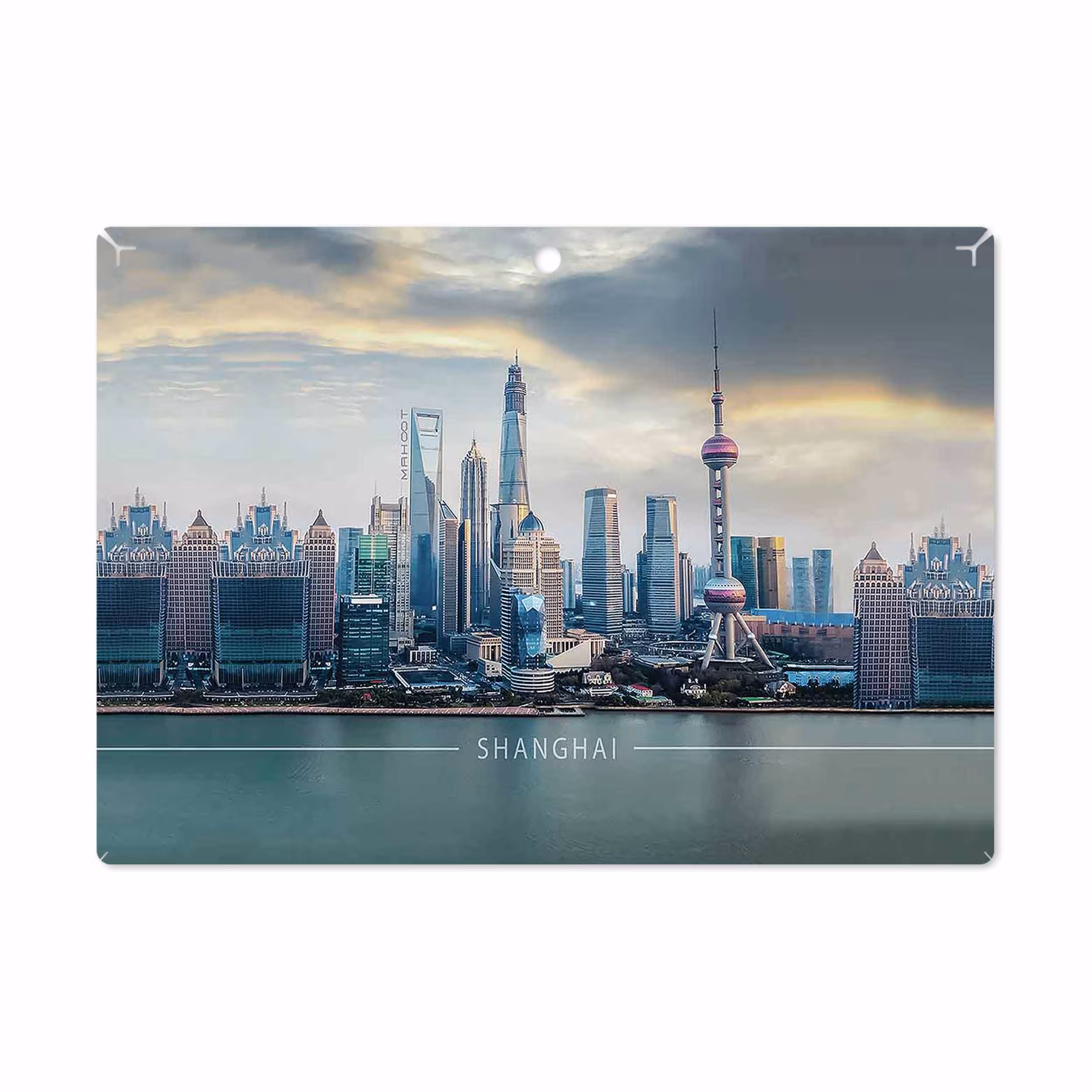 برچسب پوششی ماهوت مدل Shanghai City مناسب برای تبلت لنوو Miix 320 2017