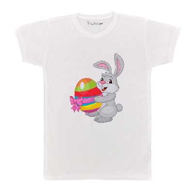 تی شرت بچگانه پرمانه طرح خرگوش کد pmt.4296