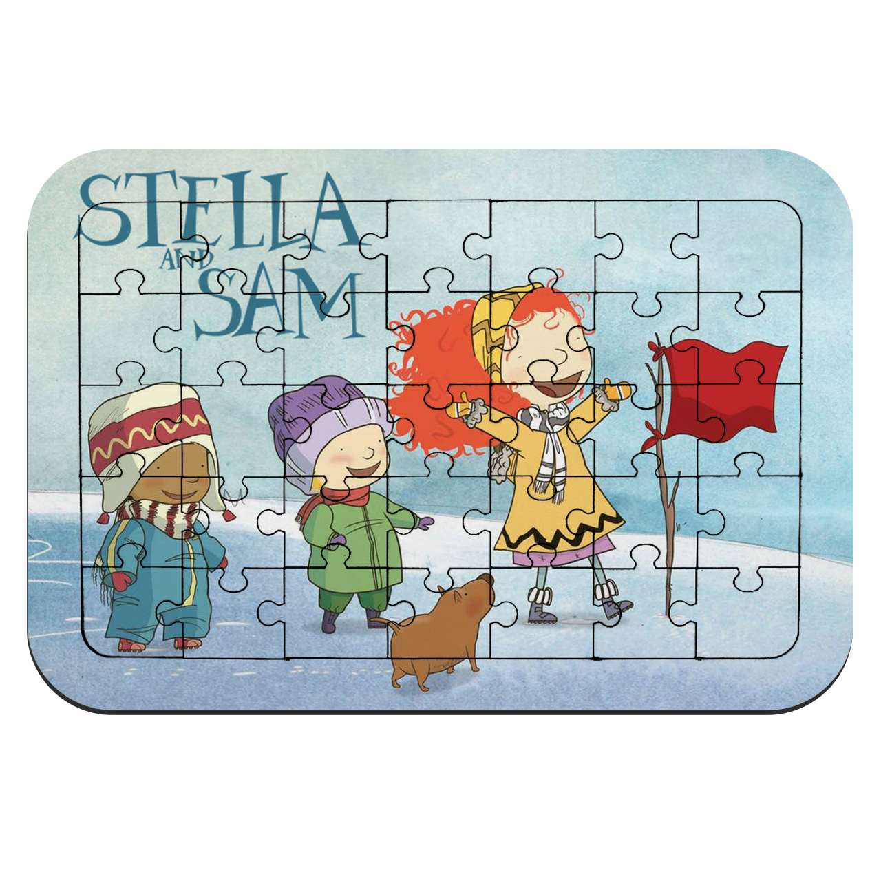  پازل 35 تکه طرح انیمیشن نیکا و داداشی مدل NI929