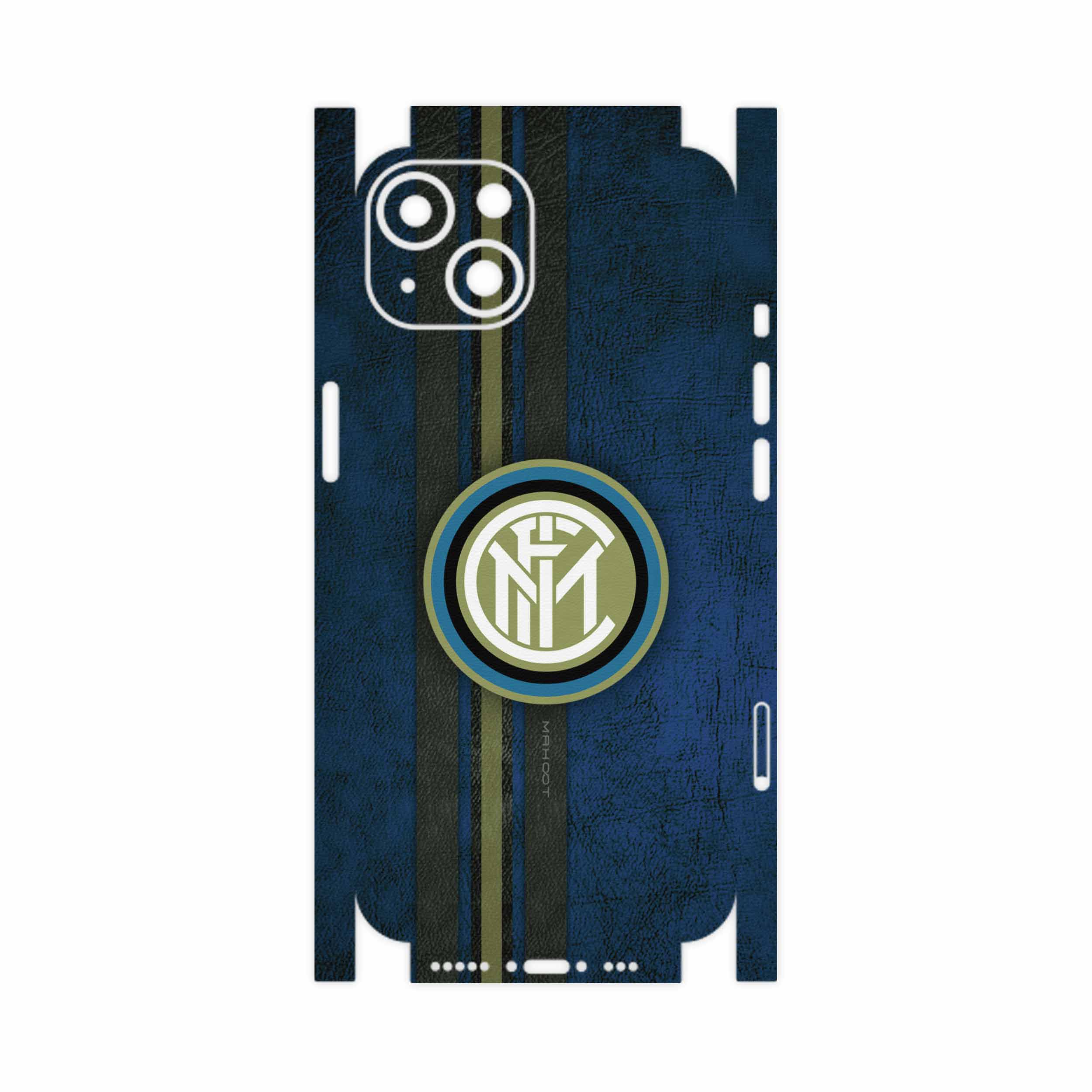 برچسب پوششی ماهوت مدل Inter-Milan-FullSkin مناسب برای گوشی موبایل اپل iPhone 13