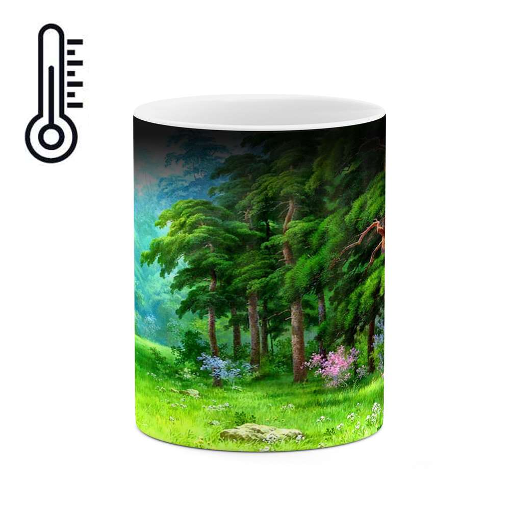 ماگ حرارتی کاکتی طرح نقاشی مدل mgh13868