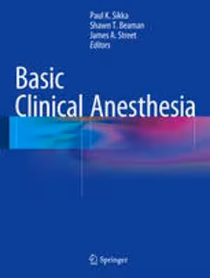 [PDF] دانلود کتاب Basic Clinical Anesthesia, 2015