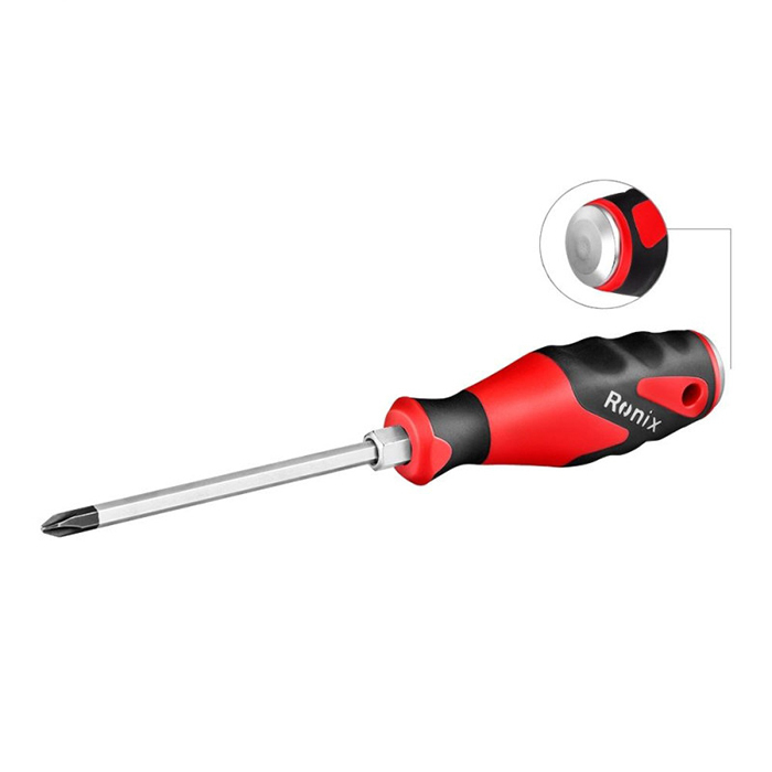 پیچ گوشتی چهارسو ضربه خور رونیکس مدل RH-2971 سایز 6x150