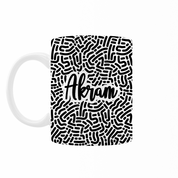 ماگ رژارت مدل اسم اکرم