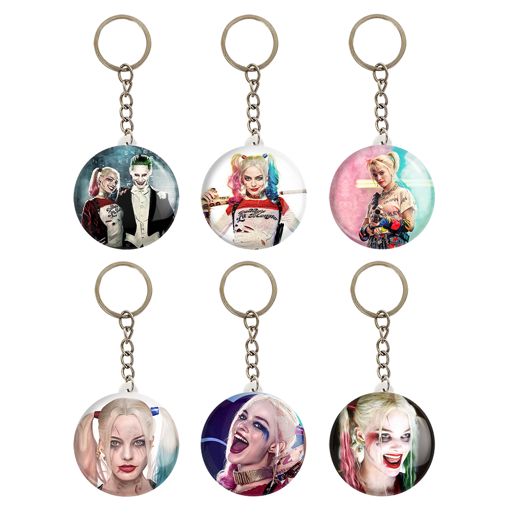 جاکلیدی خندالو طرح هارلی کویین کد 160B مجموعه 6 عددی