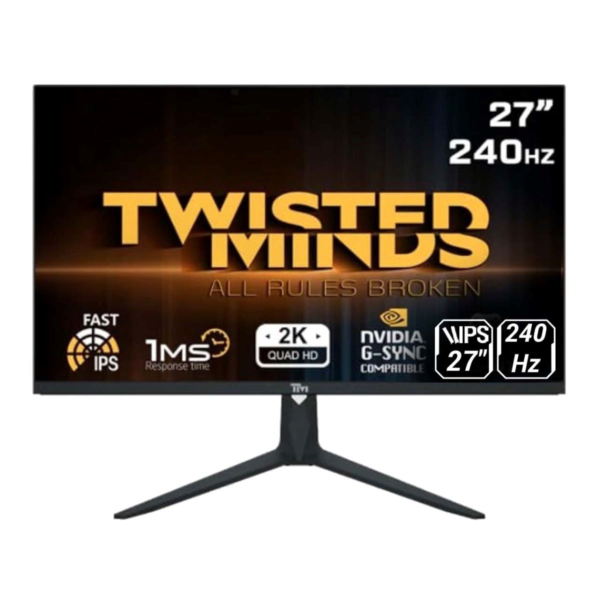 خرید مانیتور Twisted Minds TM27DQI 27 IPS QHD با بهترین قیمت
