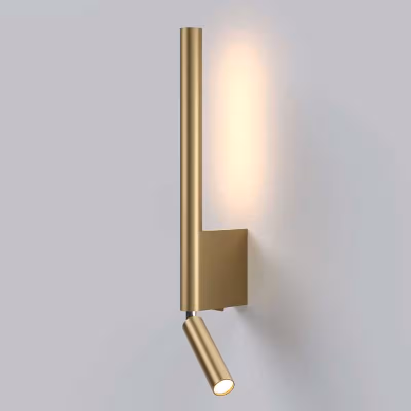 چراغ دیواری مدرن مدل Gold Cylinder