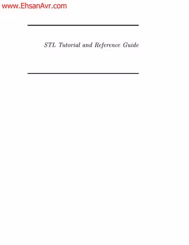 خرید و دانلود نسخه کامل کتاب STL Tutorial and Reference Guide: C   Programming With the Standard Template Library