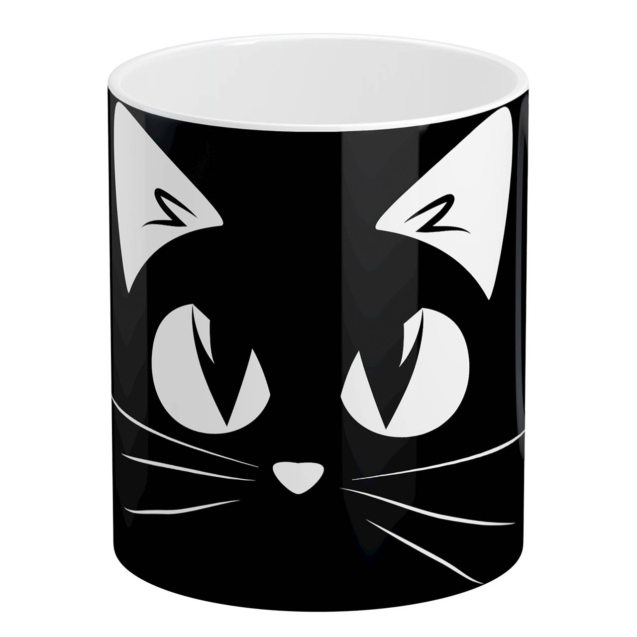 ماگ آبنبات رنگی مدل AR0061 طرح گربه