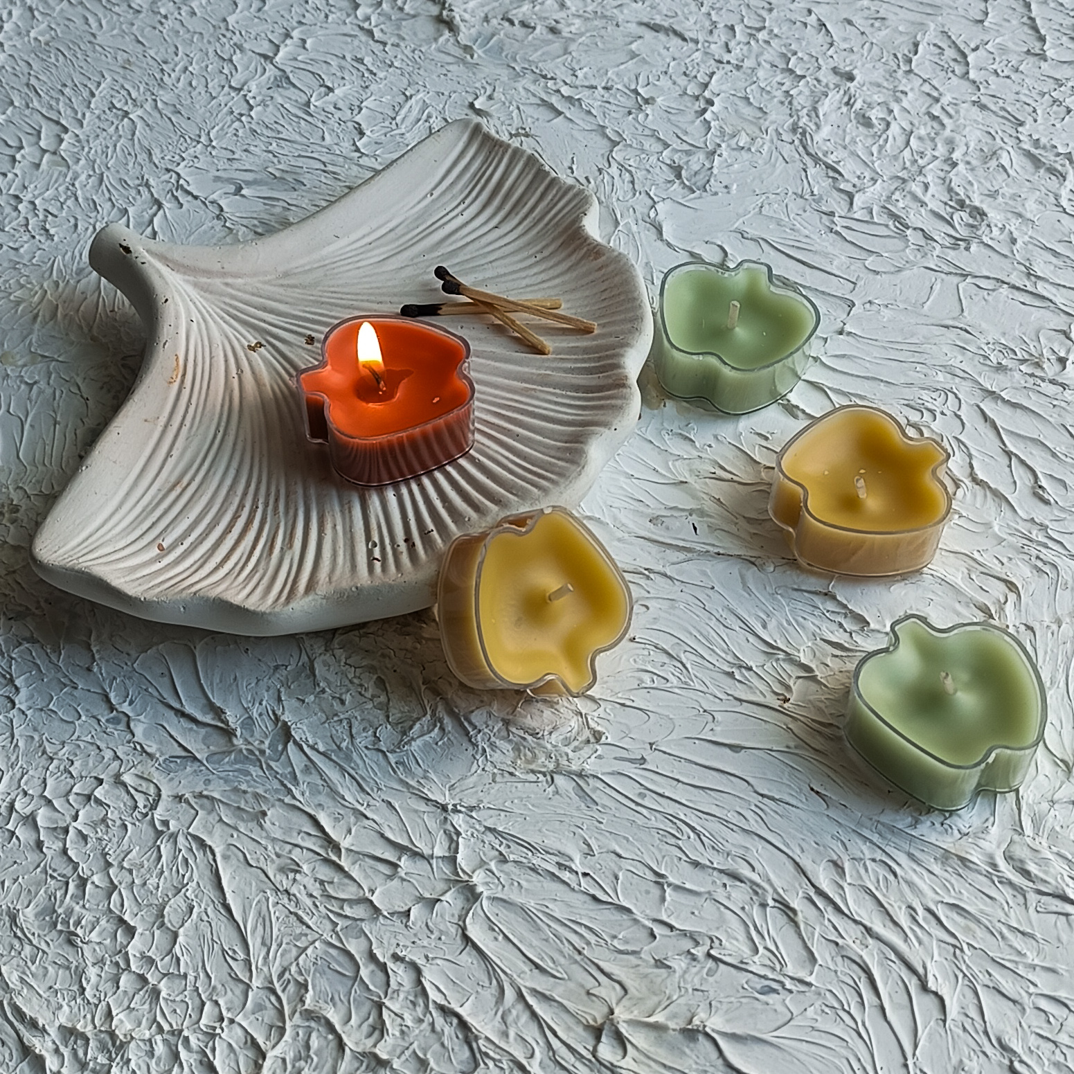 شمع وارمر پلی کربنات طرح سیب