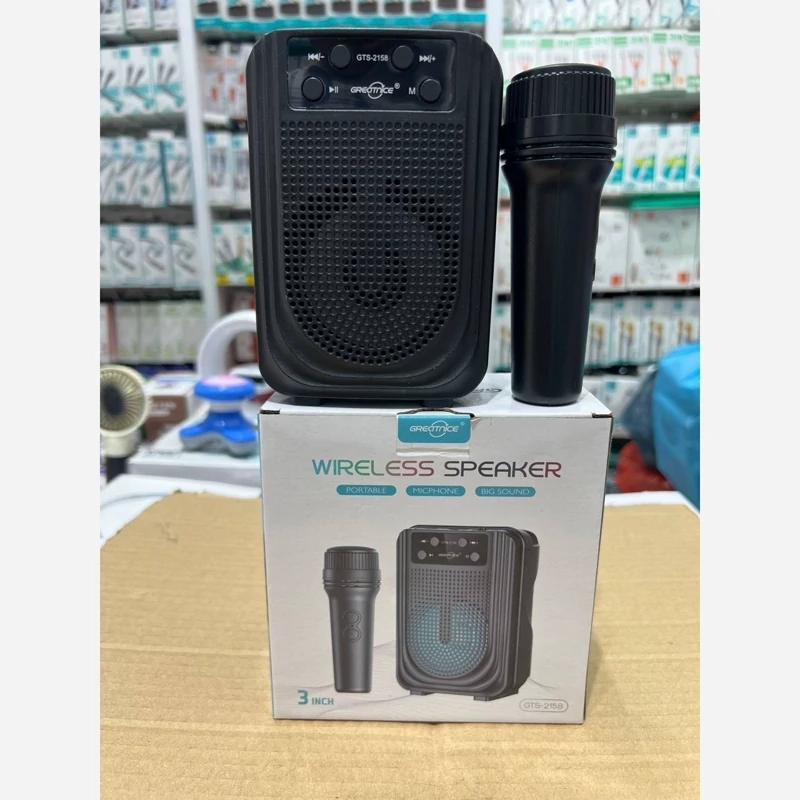 اسپیکر GTS-2158 با میکروفن وایرلس گریت نایس GTS-2158 با میکروفن بیسیم
