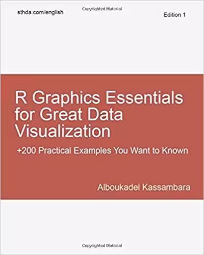 خرید و دانلود نسخه کامل کتاب R Graphics Essentials for Great Data Visualization:  200 Practical Examples You Want to Know for Data Science -   Convered PDF