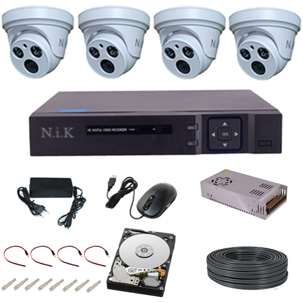 سیستم امنیتی آنالوگ ان آی کی مدل 5MP