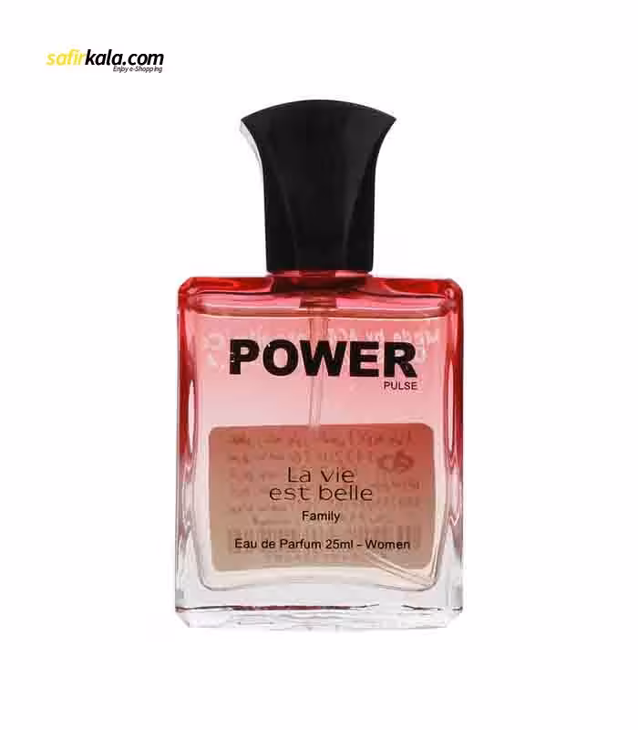 عطر جیبی زنانه پاور پالس مدل لاویه بل حجم 25 میلی لیتر