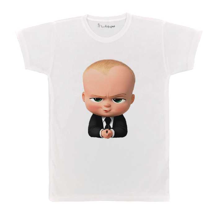 تی شرت بچگانه پرمانه طرح بچه رئیس کد pmt.246